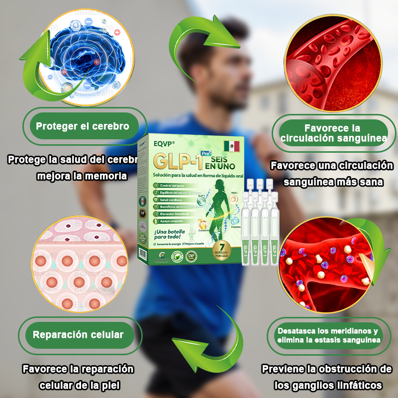 Tienda oficial |🏅 𝗘𝗤𝗩𝗣® GLP-1 Seis En Uno Solución para🏅 la salud en forma de líquido oral (Solo una vez al día, cambios visibles en 7 días.） ✅Para la obesidad, la salud cardiovascular, la diabetes, la apnea del sueño, Get Health, unir tejidos y más.