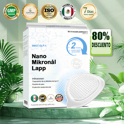 Tienda oficial👨‍🎓Lmipki® Parche de Microagujas Nano NIDDK-Tirzepatide☑️Aprobado por COFEPRIS (Sin dolor, de larga duración, aborda la diabetes, la obesidad y las enfermedades cardiovasculares)🇲🇽Resultados en 7 días