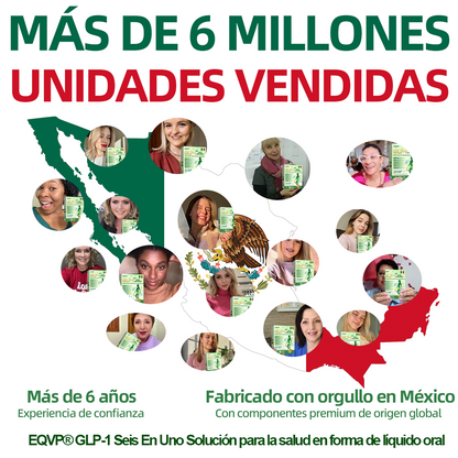 Tienda oficial |🏅 𝗘𝗤𝗩𝗣® GLP-1 Seis En Uno Solución para🏅 la salud en forma de líquido oral (Solo una vez al día, cambios visibles en 7 días.） ✅Para la obesidad, la salud cardiovascular, la diabetes, la apnea del sueño, Get Health, unir tejidos y más.