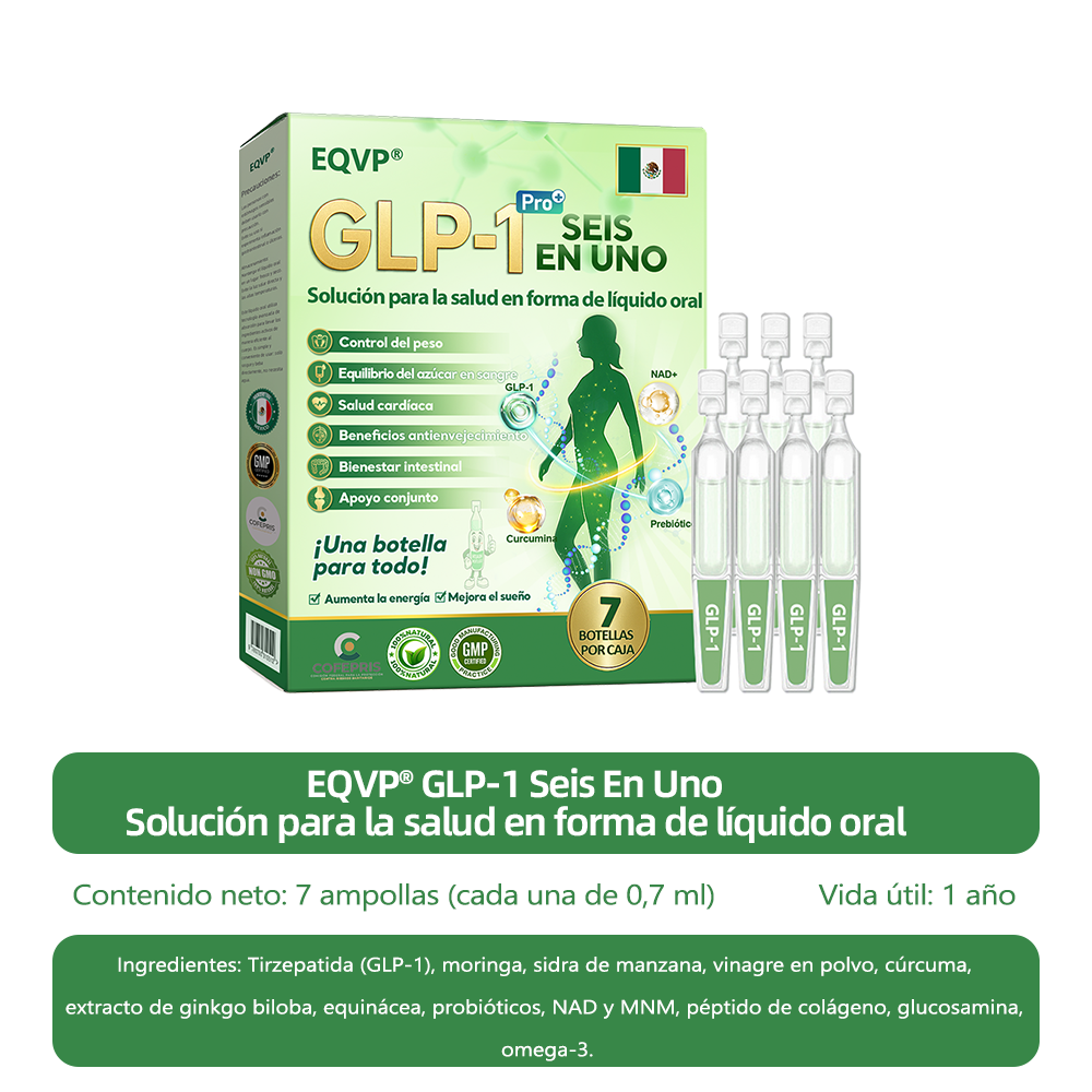 Tienda Oficial🏥𝗘𝗤𝗩𝗣® 𝐺𝐿𝑃-𝟏 Solución de Salud Seis-en-Uno en Líquido Oral(Resultados visibles en 7 días)✅ Adecuado para la obesidad, la salud cardiovascular, la diabetes, la salud intestinal, los problemas de articulaciones y mucho más.