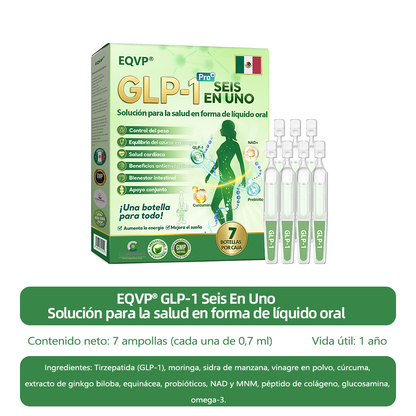 Tienda Oficial🏥𝗘𝗤𝗩𝗣® 𝐺𝐿𝑃-𝟏 Solución de Salud Seis-en-Uno en Líquido Oral(Resultados visibles en 7 días)✅ Adecuado para la obesidad, la salud cardiovascular, la diabetes, la salud intestinal, los problemas de articulaciones y mucho más.