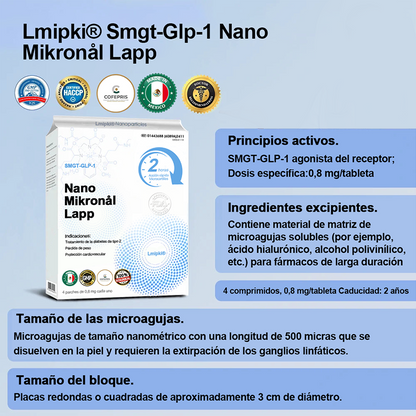 Tienda oficial✈️Lmipki® Parche de Microagujas Nano NIDDK-Tirzepatide☑️Aprobado por COFEPRIS (Sin dolor, de larga duración, aborda la diabetes, la obesidad y las enfermedades cardiovasculares)🇲🇽Resultados en 7 días